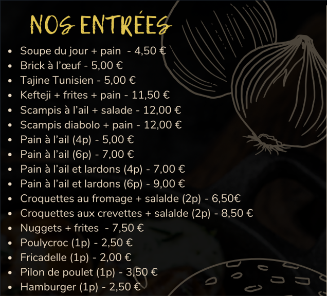 Menu 01 — Ayarino
